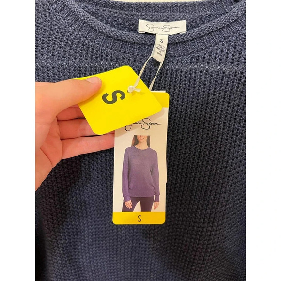 Jessica Simpson Women’s Roll Neck Ribbed Cuff Sweater S - Picture 2 of 3